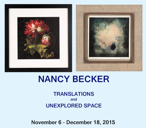 Nancy Becker. Translations and Unexplored Space. November 6 - Dember 18, 2015
