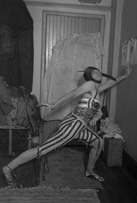 The Baroness Elsa von Freytag-Loringhoven in her Greenwich Village apartment, December, 1915