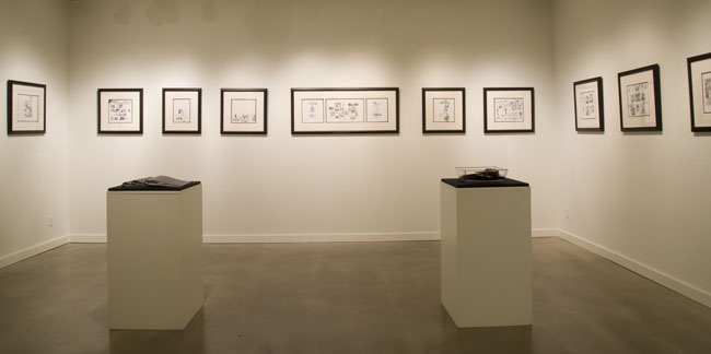 Installation photo of Rafael Leonardo Black Insider Art