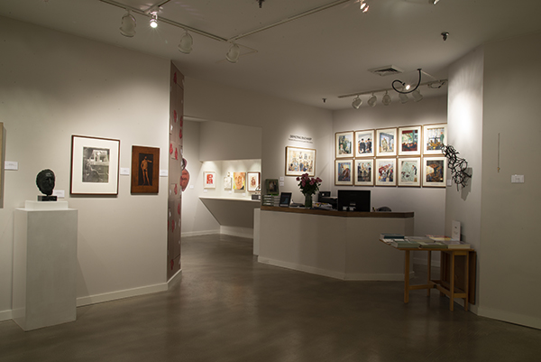 Installation shot of Depicting Duchamp: Portraits of Marcel Duchamp and/or Rrose Selavy at Francis M. Naumann Fine Art