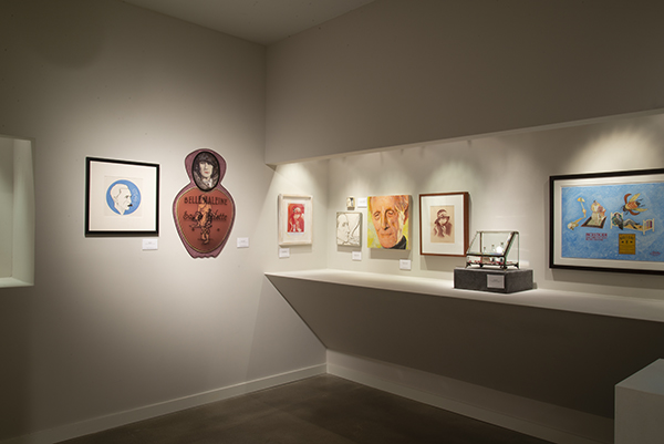 Installation shot of Depicting Duchamp: Portraits of Marcel Duchamp and/or Rrose Selavy at Francis M. Naumann Fine Art