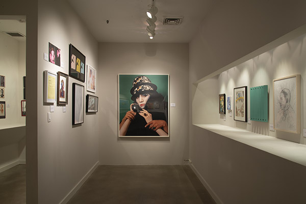 Installation shot of Depicting Duchamp: Portraits of Marcel Duchamp and/or Rrose Selavy at Francis M. Naumann Fine Art