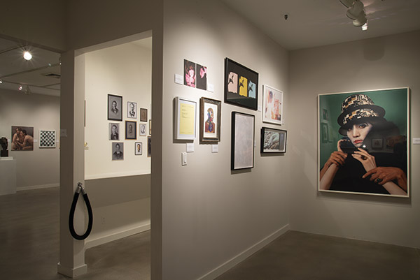 Installation shot of Depicting Duchamp: Portraits of Marcel Duchamp and/or Rrose Selavy at Francis M. Naumann Fine Art